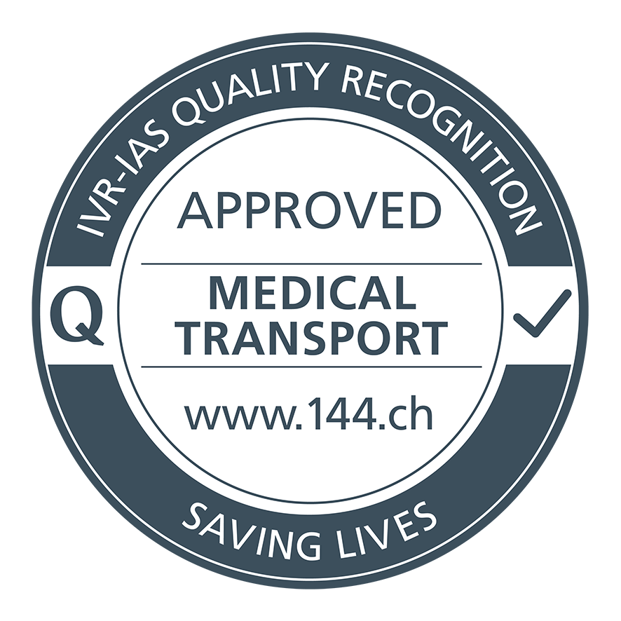 IVR-IAS quality recognition for patient transport